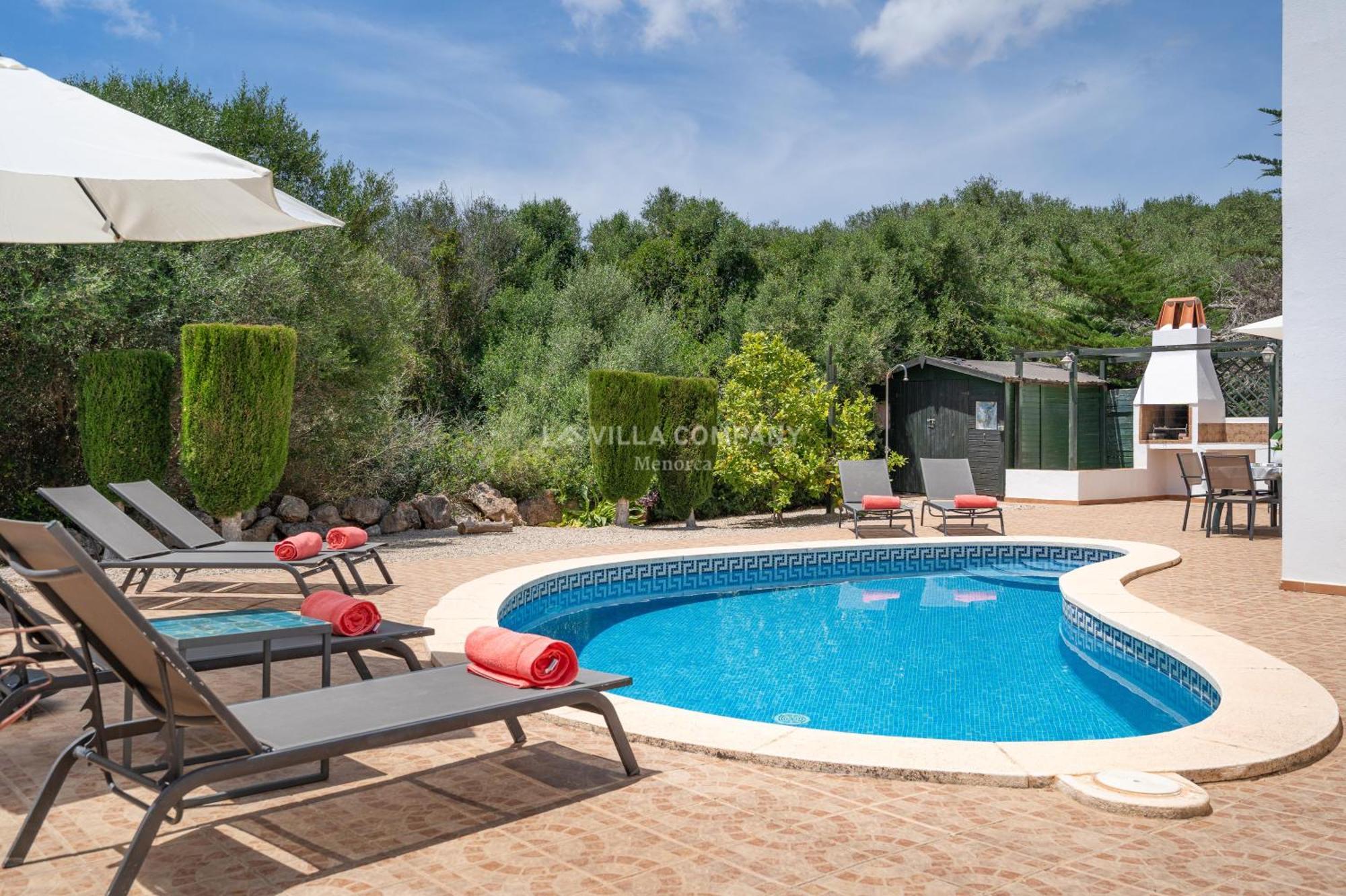 Villa Sylvia Cala En Porter  ภายนอก รูปภาพ