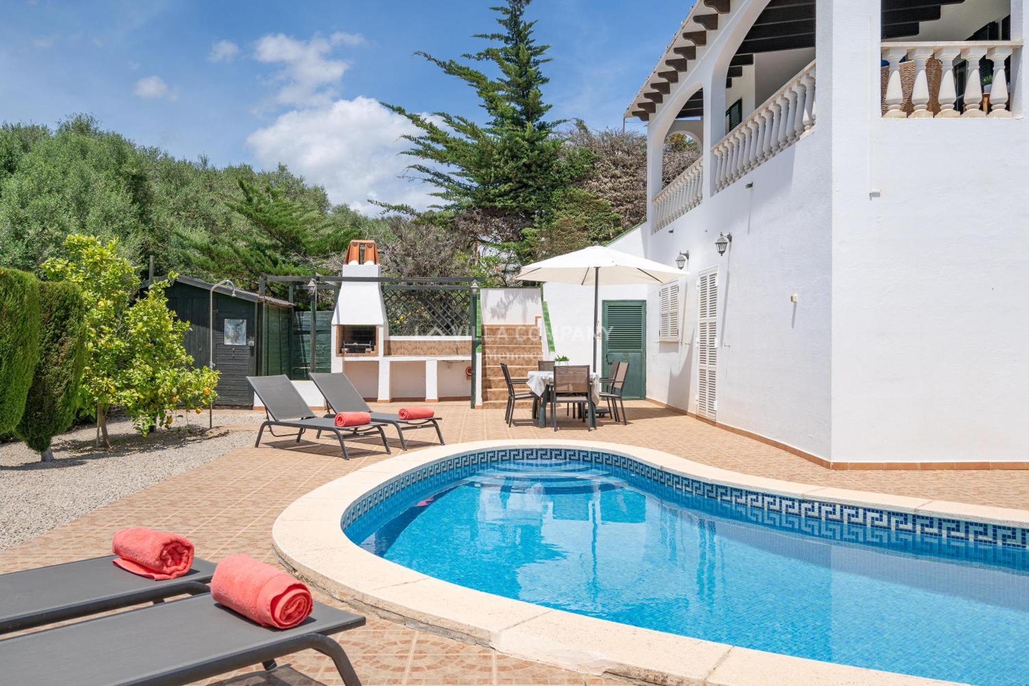 Villa Sylvia Cala En Porter  ภายนอก รูปภาพ